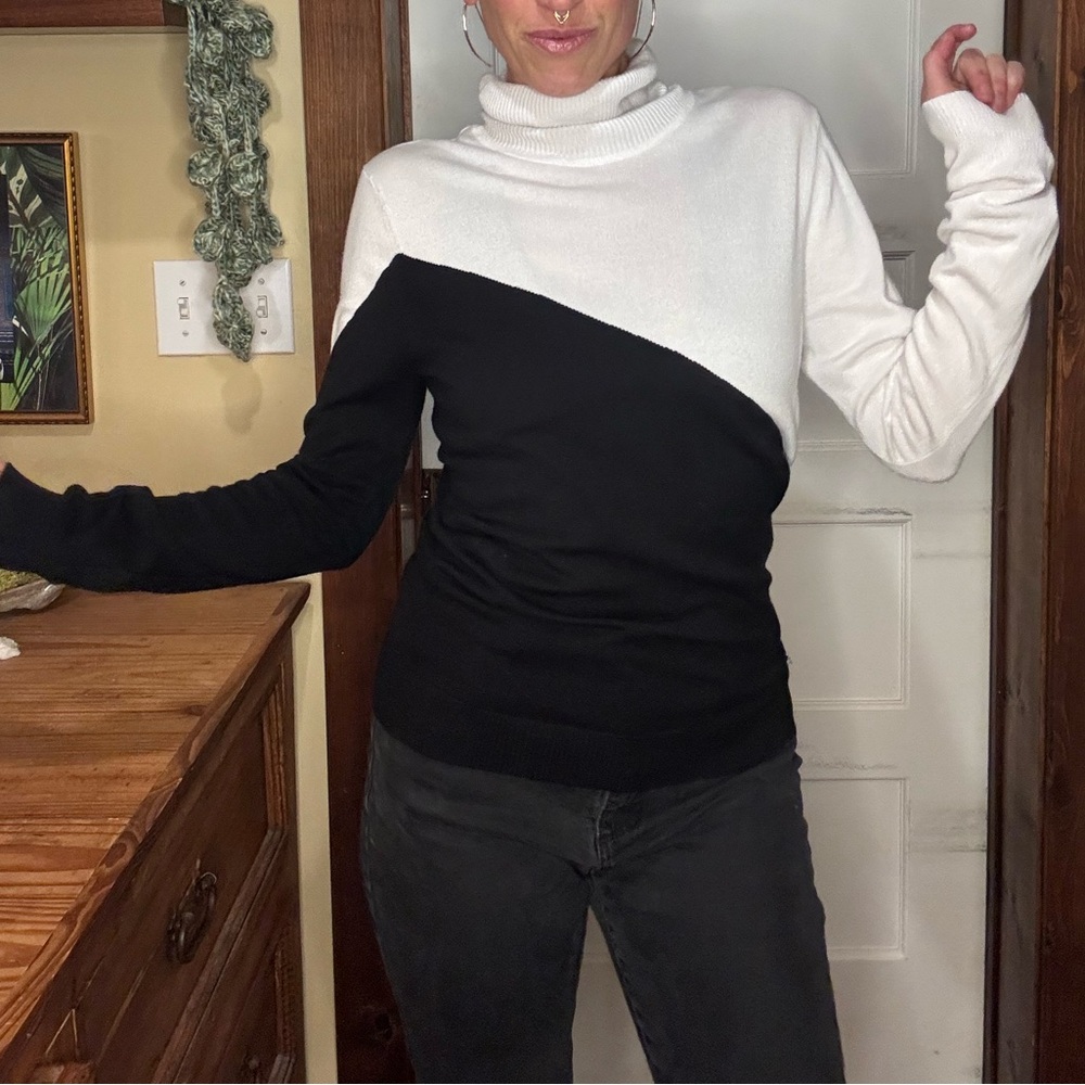 Calvin Klein Monochrome Turtleneck Sweater